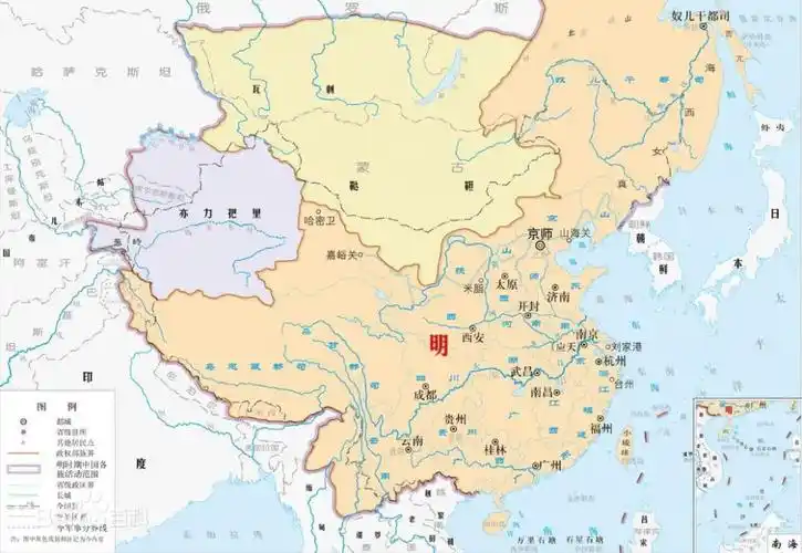 明朝鼎盛时期明代发展时期中国君主专制空前提高加强,多民族国家也