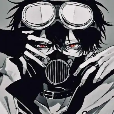 宋知意黑白二次元酷帅拽酷高冷男生头像