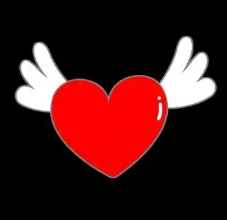 心形翅膀图片4252x2835dpi72psd模版下载