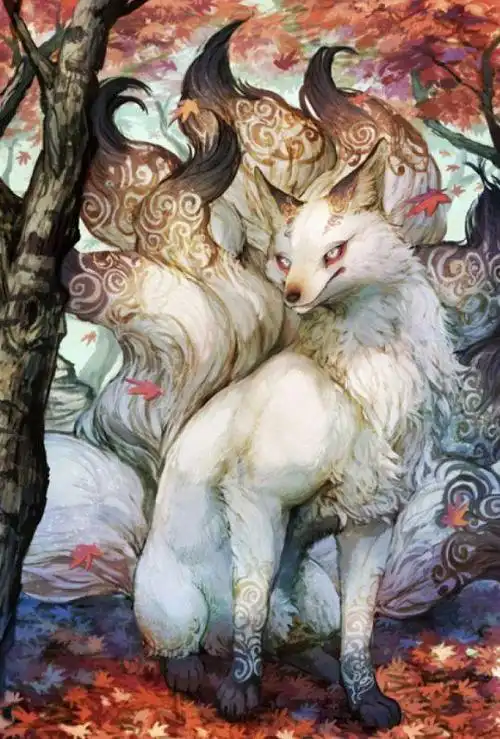 十二星座专属九尾狐,十二星座天蝎座图片