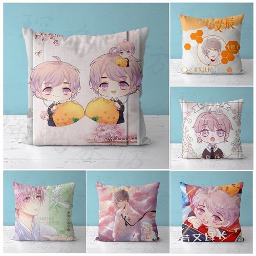 艾辰周边专辑同款抱枕定制卡通动漫来图定做照片生日礼物靠垫