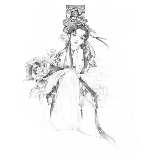 素描古风教程|美人泪痕湿,我见犹怜.