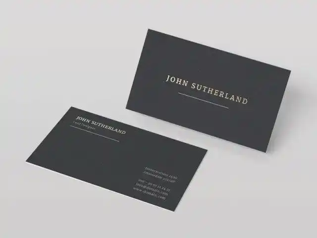 20款极简风格名片设计作品欣赏