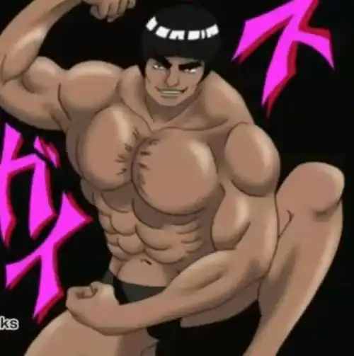 火影忍者,凯皇肌肉炸裂,这身材也就雷影能拼一下