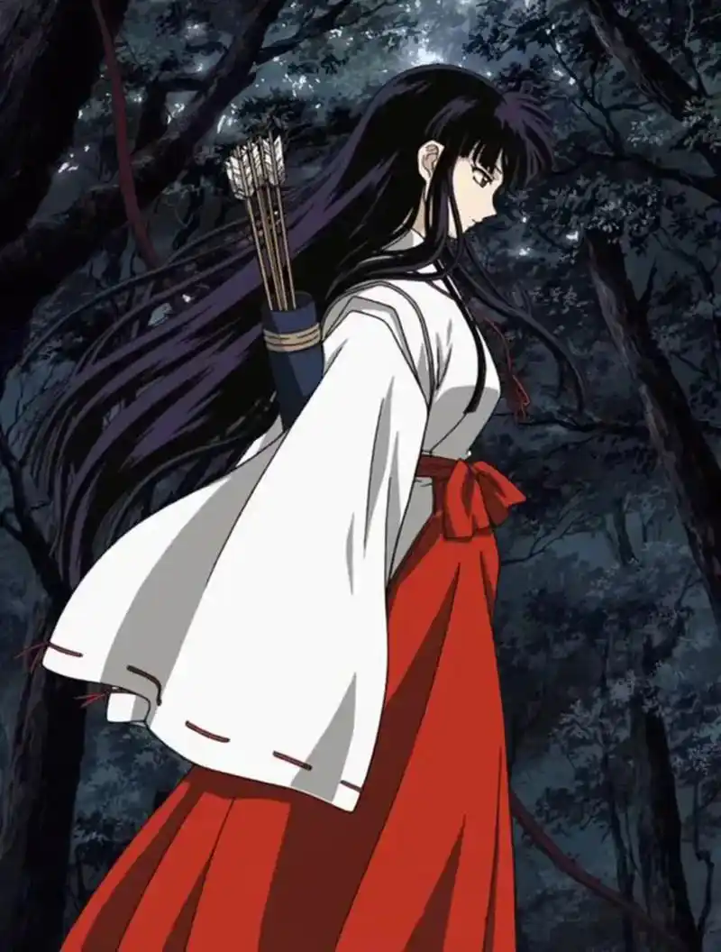 桔梗也许一直是孤独的吧,即使是在有犬夜叉的短暂日子#犬夜叉 - 抖音