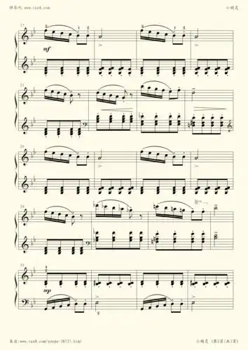 钢琴谱 - 19 小精灵_小汤6-约翰·汤普森简易钢琴教程6