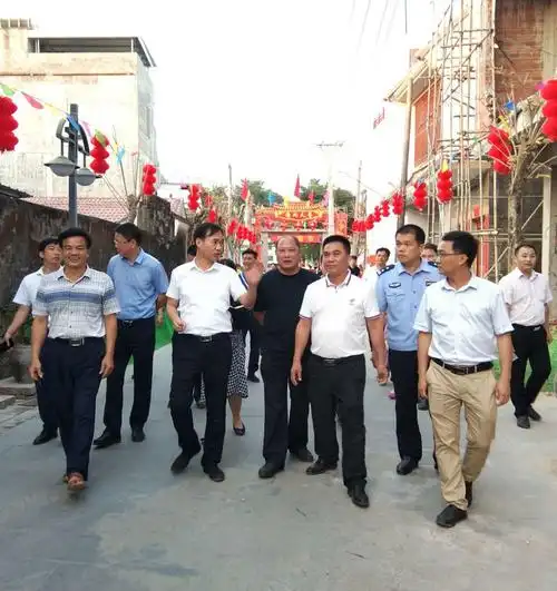 朱洪武市长到中和镇调研元宵节维稳安保工作