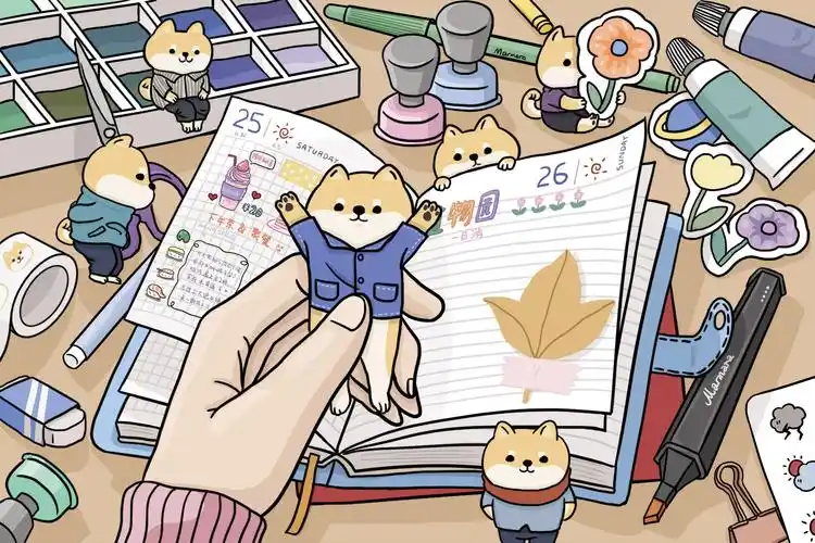 那些年的柴犬插画集合(一)