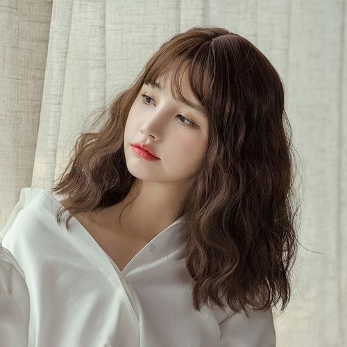 假发女泡面卷中长发羊毛卷网红时尚复古公主圆脸自然长卷发全头套