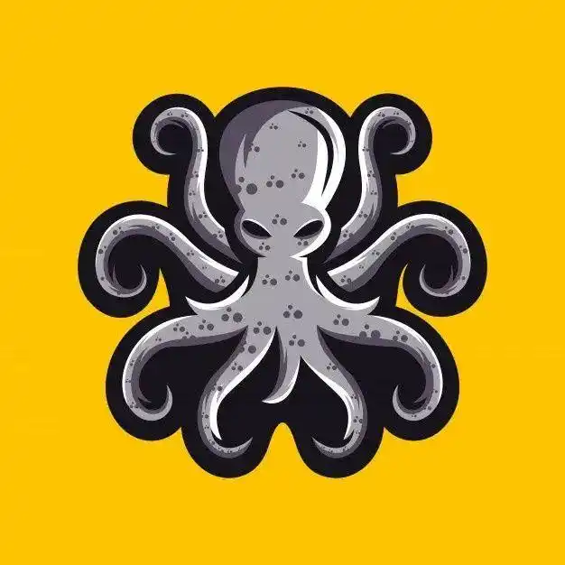 「分享」一组章鱼元素logo设计