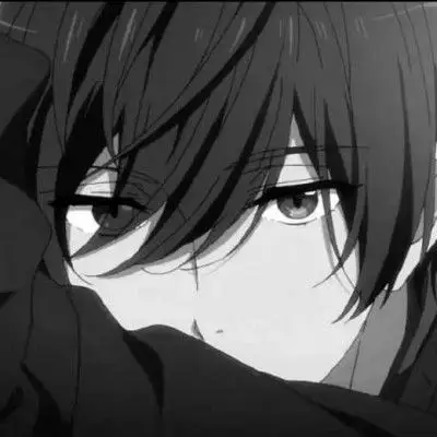 帅帅酷酷黑白动漫男生头像那完点赞呀