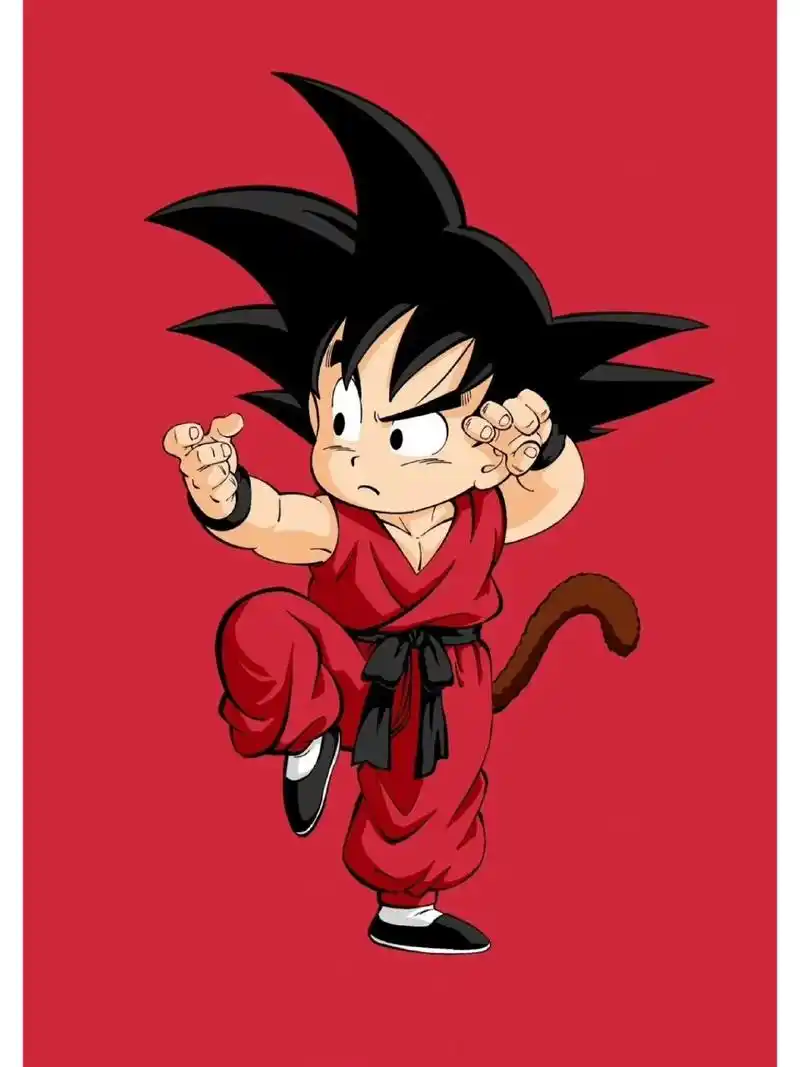 七龙珠孙悟空孙悟饭小时候调皮可爱高清头像