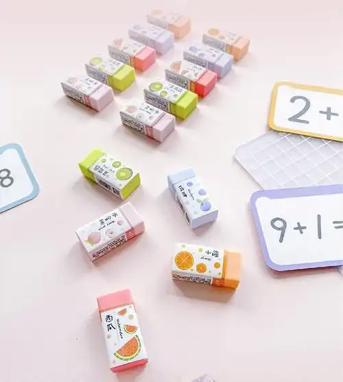 fgacct 小怪才橡皮擦2b考试专用小学生儿童擦得干净4b美术橡皮擦学习
