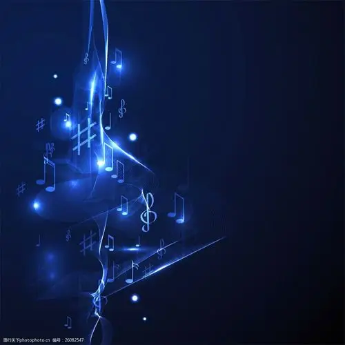 动感流线音乐背景图片