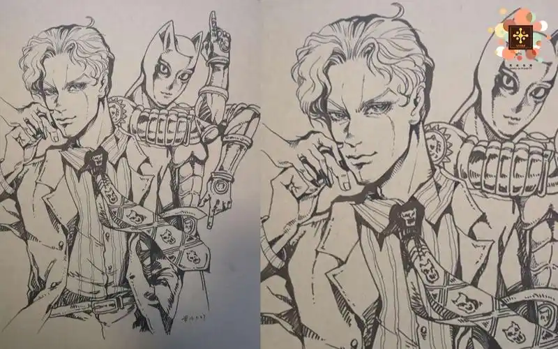 梵米艺画速写jojo我的名字叫吉良吉影33岁请不要影响我的睡眠