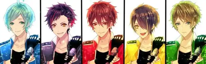 绘画,插画,动漫沐98嘲嵩二次元 偶像梦幻祭 流星队 男