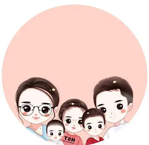 一家五口微信头像设计全家福头像新选择有你喜欢的吗