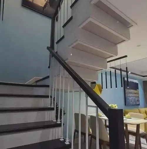 有创意的转角楼梯装修设计,能提升装修档次!复式空间别错过!