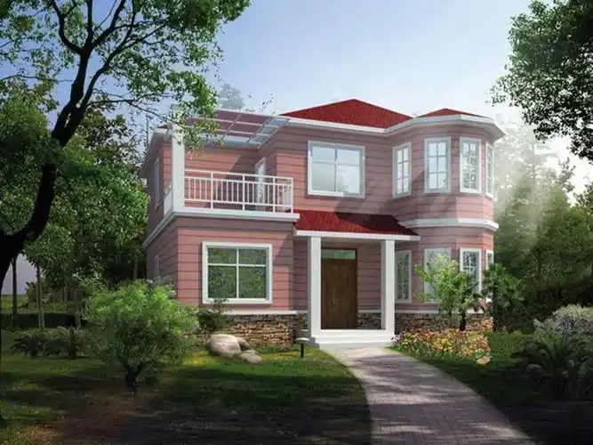 30款二层轻钢别墅效果图|2021农村别墅房屋图纸!