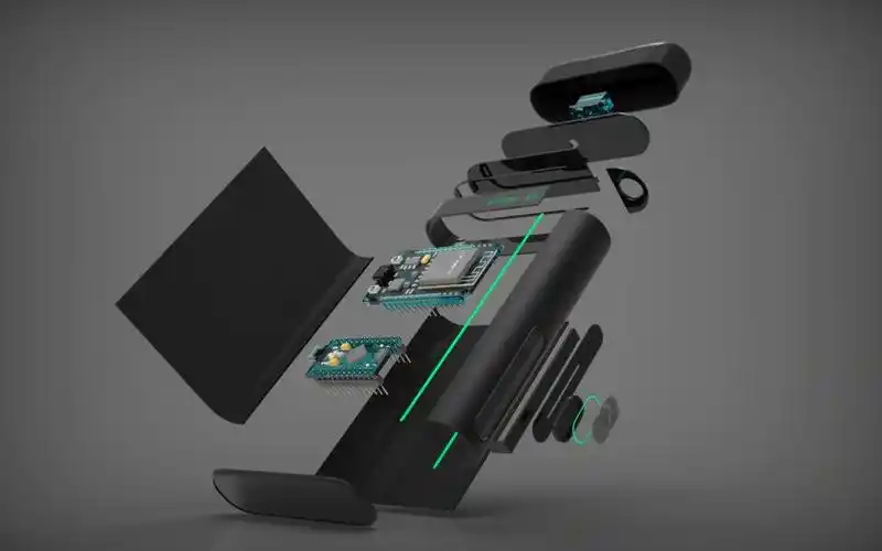 产品设计电子类产品单个渲染及爆炸图