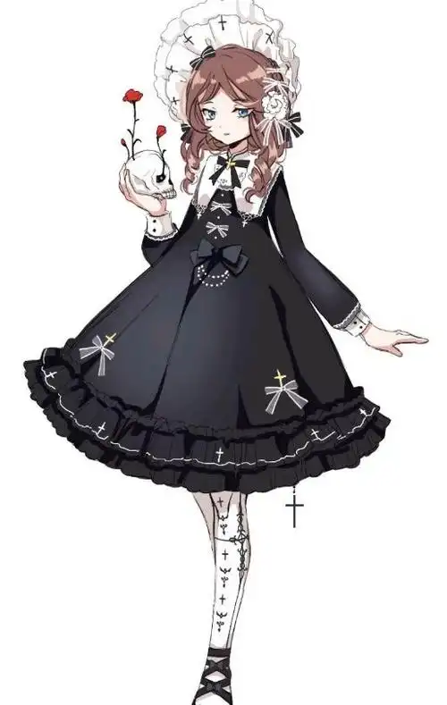 动漫壁纸洛丽塔风格的妹子你喜欢吗你更想让谁叫你起床