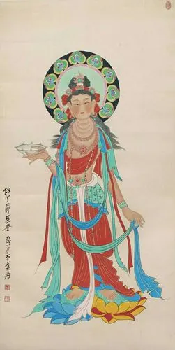 张大千临慕敦煌壁画(五)