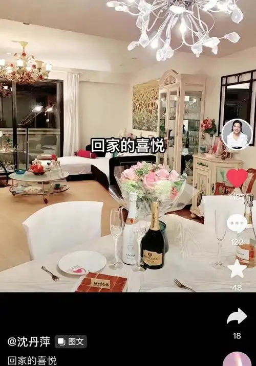 63岁沈丹萍晒北京300平豪宅似宫殿和洋老公住称不知医保何用