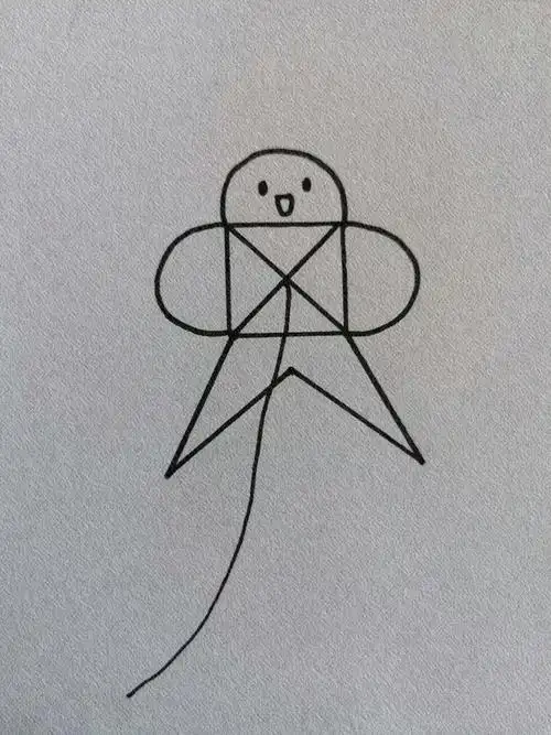 风筝简笔画教程