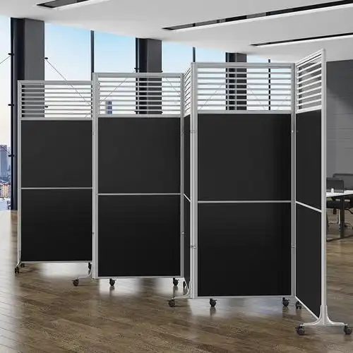 办公室移动屏风隔断墙工厂车间活动屏风隔断酒店可折叠推拉屏风