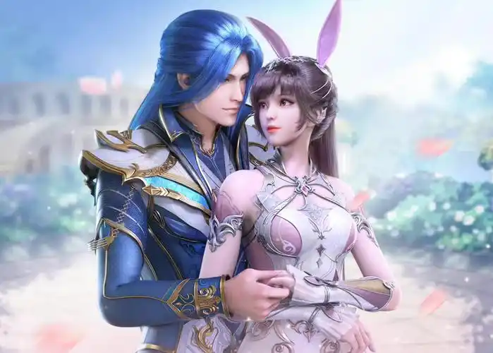 斗罗大陆玄机官方换头像小舞复活换白色婚纱落日森林甜蜜献吻唐三