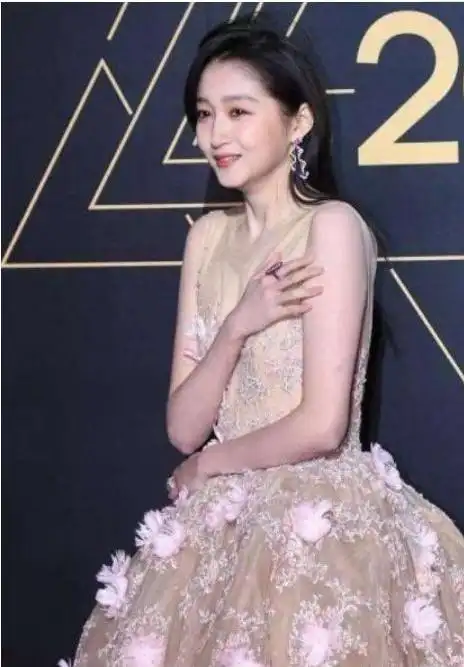 刘芸零下9度穿皮短裙走红地毯网友女明星都自带体温