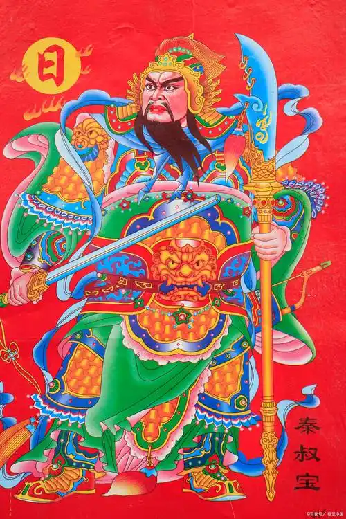 华夏对联网|春节大门贴福字还是贴门神?_传统_平安_中国