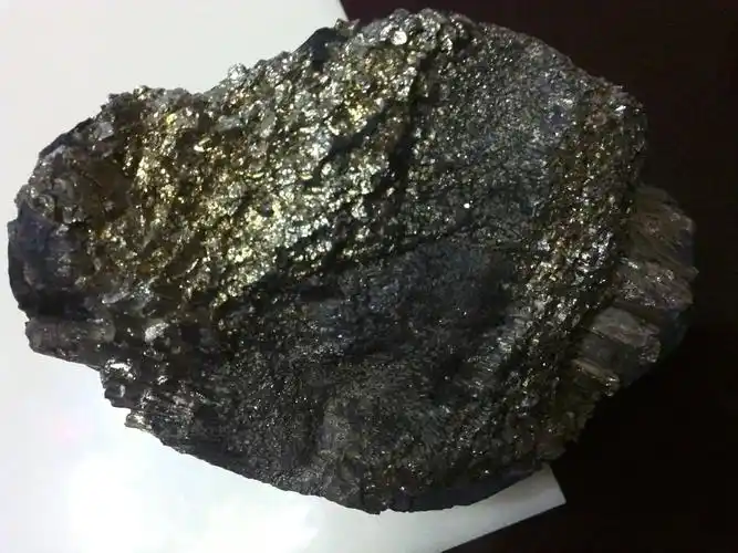 哪位朋友帮看下这个是什么矿石?从煤堆里检的.