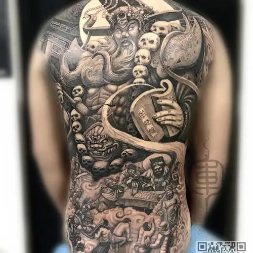 满背阎王 判官_纹身吧社区 - 纹身大咖