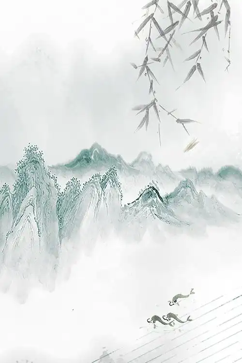 3333333333x5315)psdpng水墨中国风山水画背景(1920x1200)png中国风