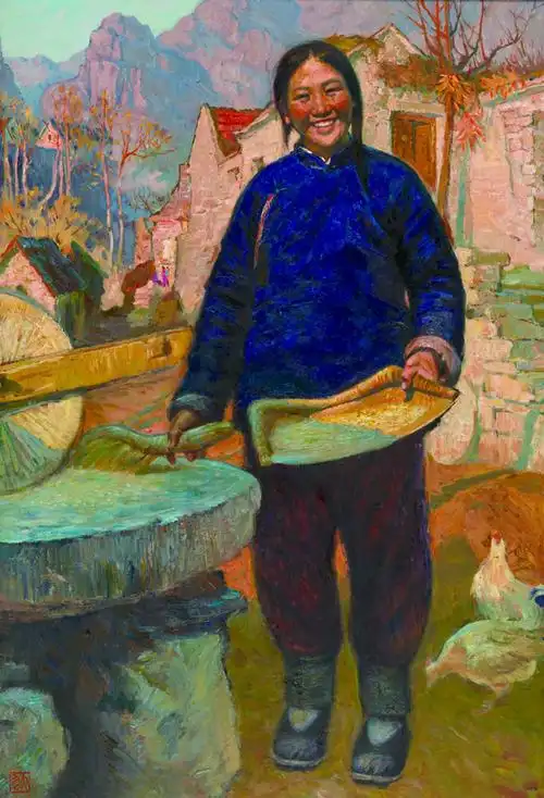 河山之情秦大虎油画作品展中国美术馆开幕