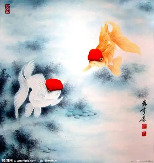 rgb40共享分关 键 词:金鱼图 美术 绘画 中国画 工笔重彩画 鱼 金鱼