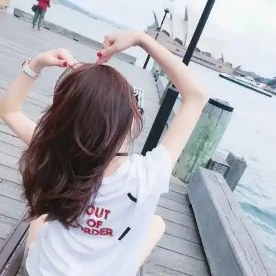 小清新女头像图片背影系列 独自一个人的背影图片