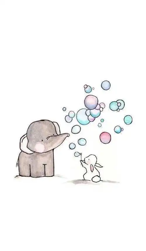 一组超级温暖的治愈系手绘