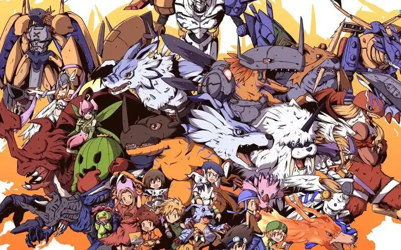 【4k/混剪/特效字幕/歌词】数码宝贝大冒险01 进化合集 结局片段