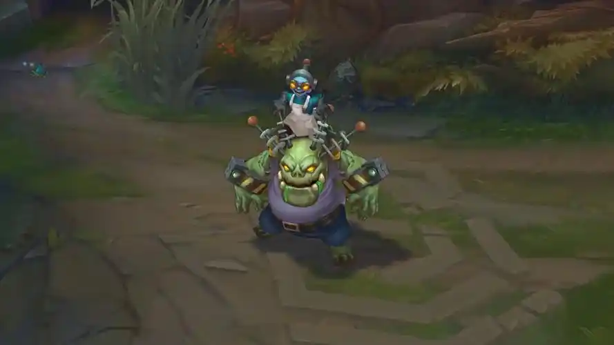 雪人骑士努努普通皮肤 丧尸