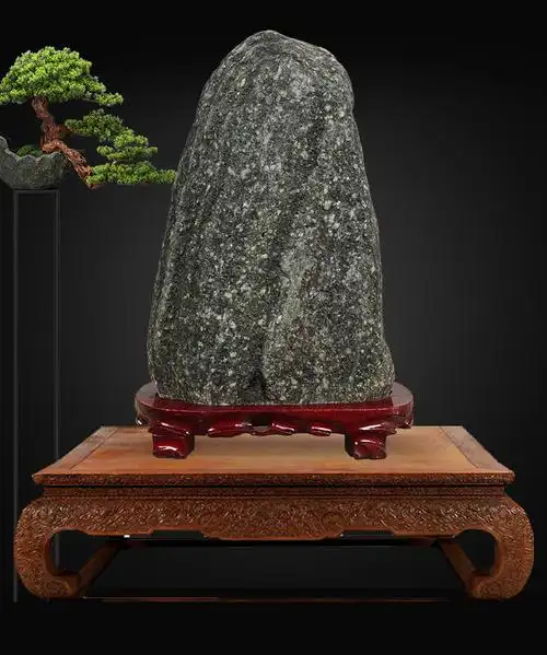 60小米mi生态米家同款泰山石敢当天然原石补角办公室靠山石景观石