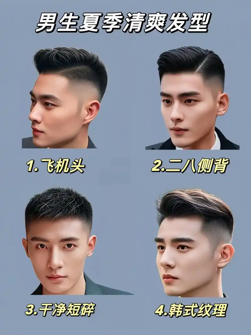 男士夏季06清爽发型!男士必备!兄