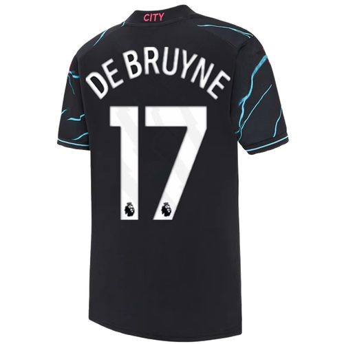 正品2324曼城第二客场9号哈兰德球衣17号德布劳内格拉利什足球服