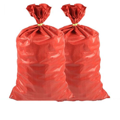 爱佰傢(10条装)加厚红色编织袋蛇皮袋快递打包袋塑料编织袋麻袋编制袋