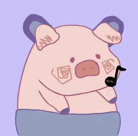 情侣头像可爱猪猪情头卡通头像