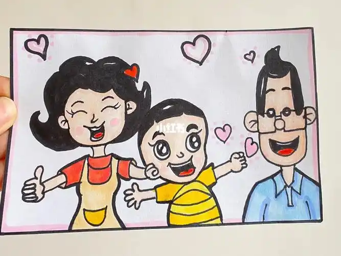 大头儿子小头爸爸  #简笔画