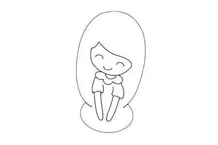 拇指姑娘简笔画图片