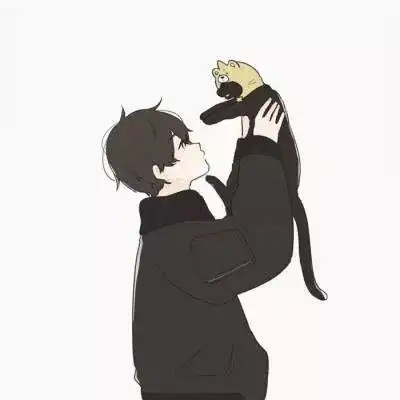 动漫情侣头像丨一人一半一左一右卡通情侣头像