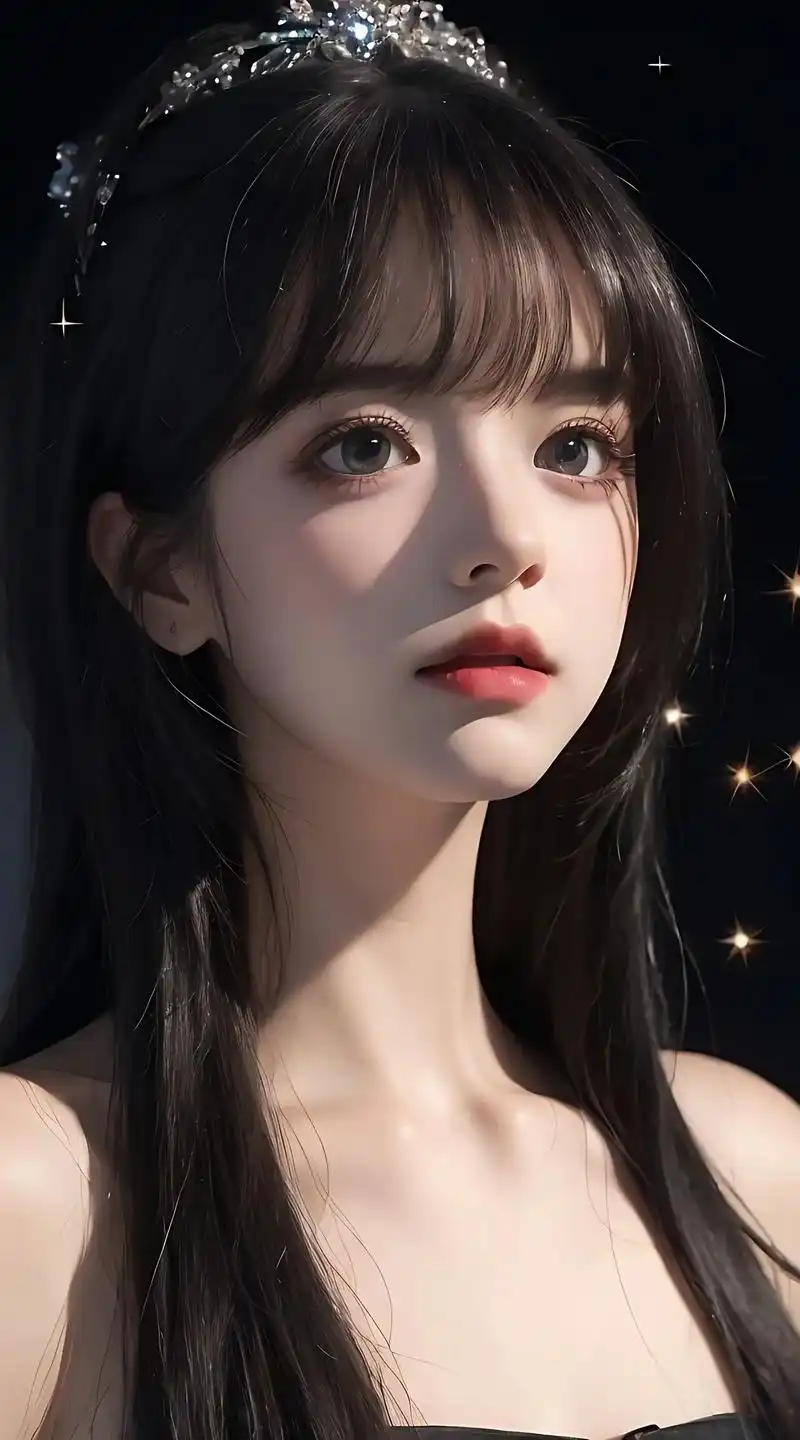 ai绘画.黑色真控制不住,这迷人的大眼睛,#ai绘画 #二次 - 抖音